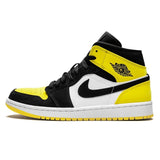 Air Jordan 1 Mid Yellow Toe Black