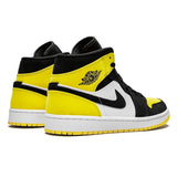 Air Jordan 1 Mid Yellow Toe Black