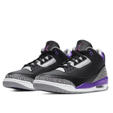 Air Jordan 3 Retro Black Court Purple