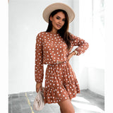 Long Sleeve Round Neck Dress