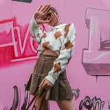 Pleated High-Waisted Thin Retro Skirt