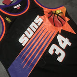 Suns #34 Charles Barkley Hardwood Classics Throwback Jersey