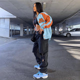 Fashionable Loose Stitching Jacket