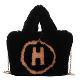 Plush Color Crossbody Bag