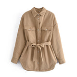 Belted Shirt Jacket