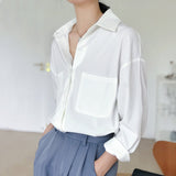 Chiffon Long-sleeved Shirt
