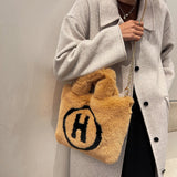 Plush Color Crossbody Bag