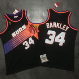 Suns #34 Charles Barkley Hardwood Classics Throwback Jersey