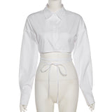 Cross Border Long Sleeve Blouse