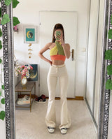 High Waist Slim Stretch Jeans