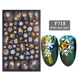 Nail Stickers 3D Christmas Series Two-color