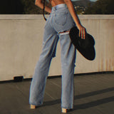 Sexy Tattered Denim Pants