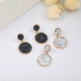 Marble Geometric Earrings