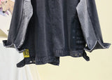 Patchwork denim jacket