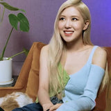 Knitted Street Shooting All-match Top