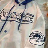 Simple Loose Hooded Jacket