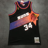 Suns #34 Charles Barkley Hardwood Classics Throwback Jersey