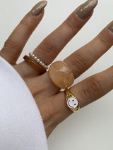 ENSEMBLE DE BAGUES NUAGEUX