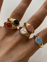 BAGUE SOURIRE COLORÉE