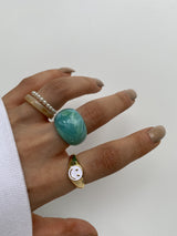 ENSEMBLE DE BAGUES NUAGEUX