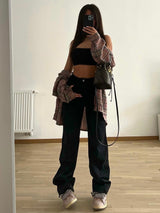 Jean oversized simple noir 4