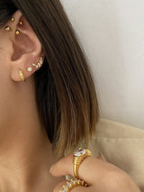 BOUCLE D'OREILLE FEUILLE