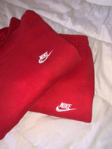 Ensemble nike fleece Red