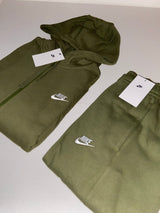 Ensemble nike fleece vert kaki