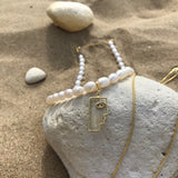 COLLIER VISAGE DE PERLES