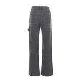 MADISON BLACK WIDE LEG JEANS