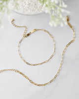 CHAÎNE DE CHEVILLE À MAILLONS