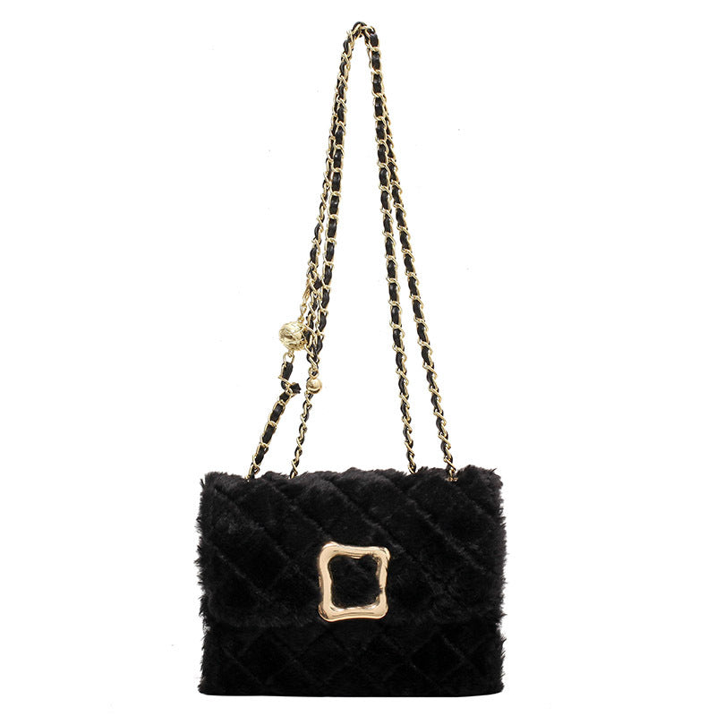 Small Fur Square Bag