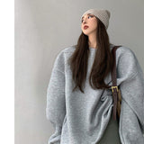 Round Neck Pullover Sweatshirt