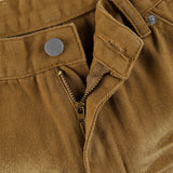 Brown High Waist Slimming Loose Straight-leg Pants