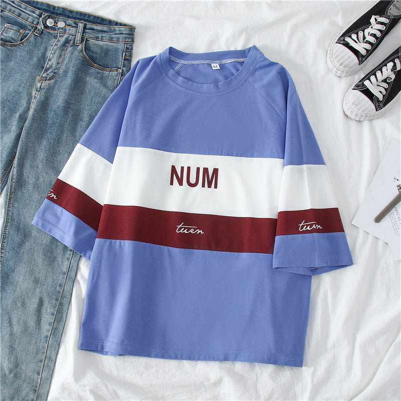 Cartoon Student Short Sleeve Shirt