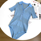 Silk Short-sleeved Bodysuit