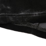 Waist Suede Flared Sleeve Wrap Chest Hepburn Dress