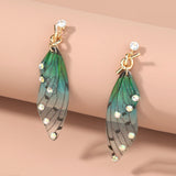 Resin Butterfly Wing Earrings