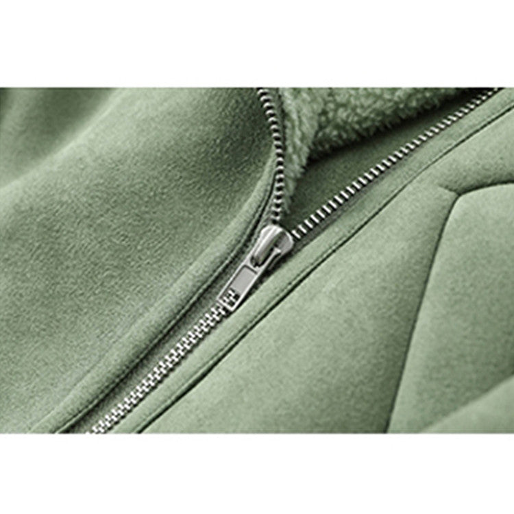 Loose Thermal Locomotive Long Sleeve Jacket