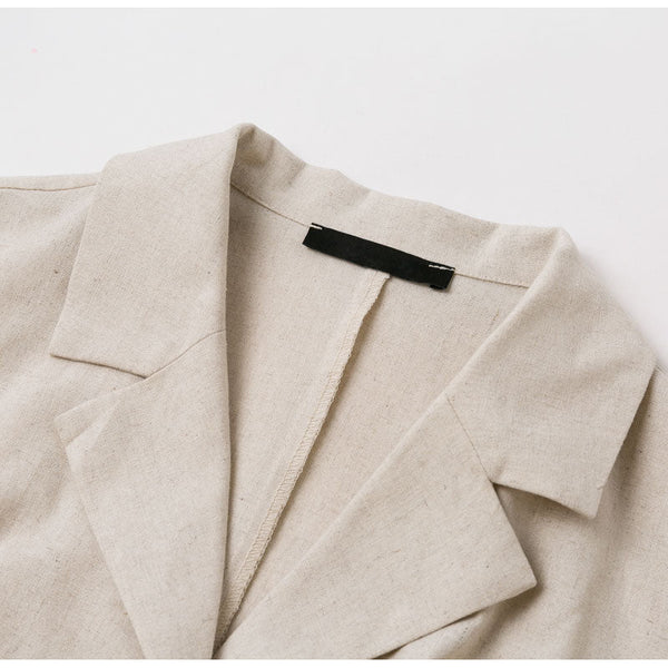 Casual Style Button Short-sleeved Suit