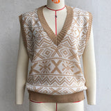 Knitted Vest Acrylic Sweater