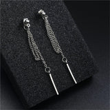 Silver Tassel Earrings