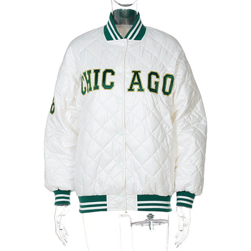 Retro Style Baseball Uniform Jacket