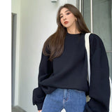 Round Neck Pullover Sweatshirt