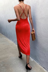 ROBE CARTER ROUGE