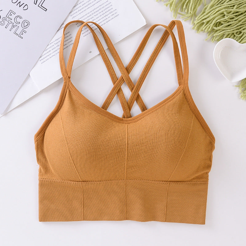 back seamless wrap breast girl bra