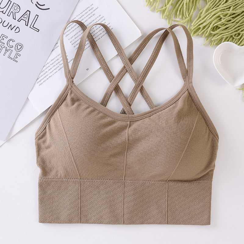 back seamless wrap breast girl bra