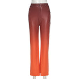 All-match fashionable casual Leather pants