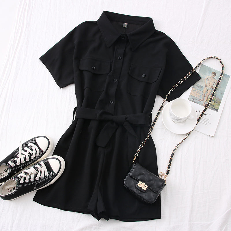 Short Sleeve Jumpsuit
