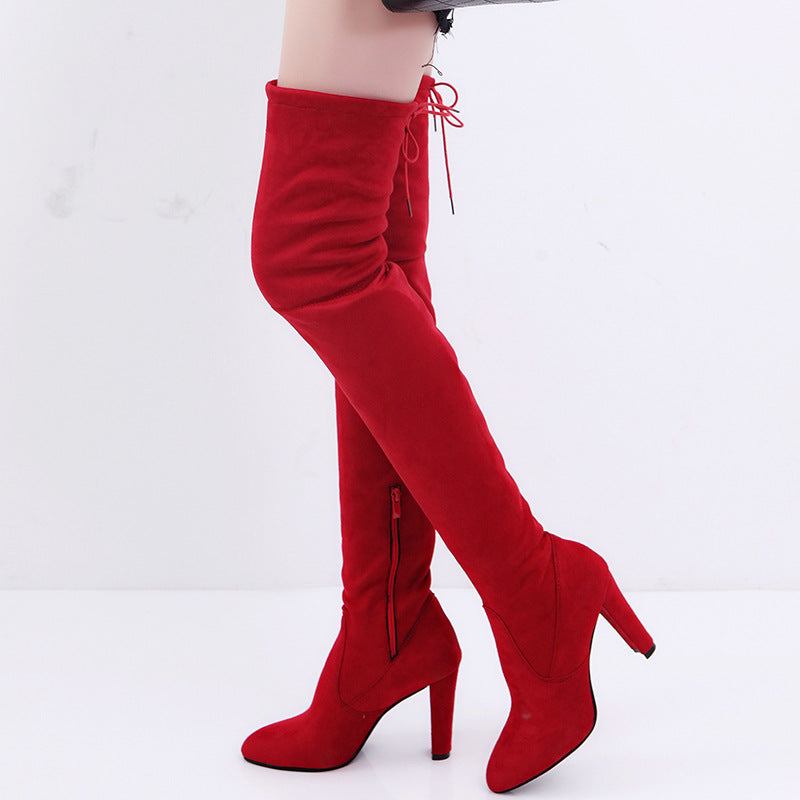 Winter sizzling over the knee boots